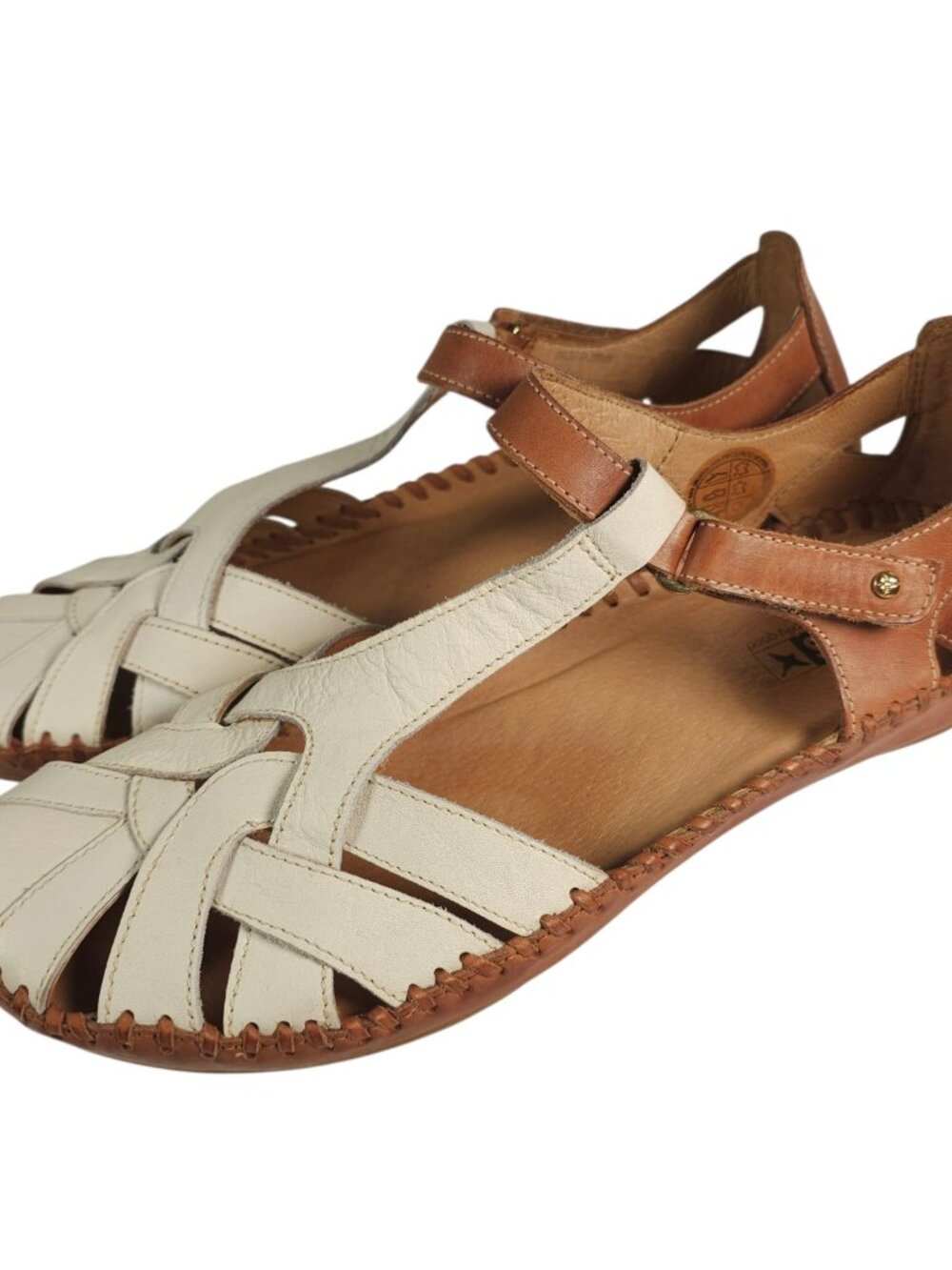 PIKOLINOS Puerto Vallarta Sandals Lather Semi Open Shoes Size EU 41 - US 10-10.5